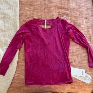 lululemon Long Sleeve Top with cutout